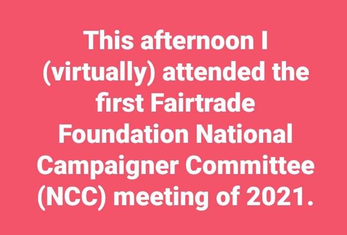 MathewHulbert's tweet photo. I represent #EastMidlands #Fairtrade campaigners on the NCC. https://t.co/BEotGHpzsn
