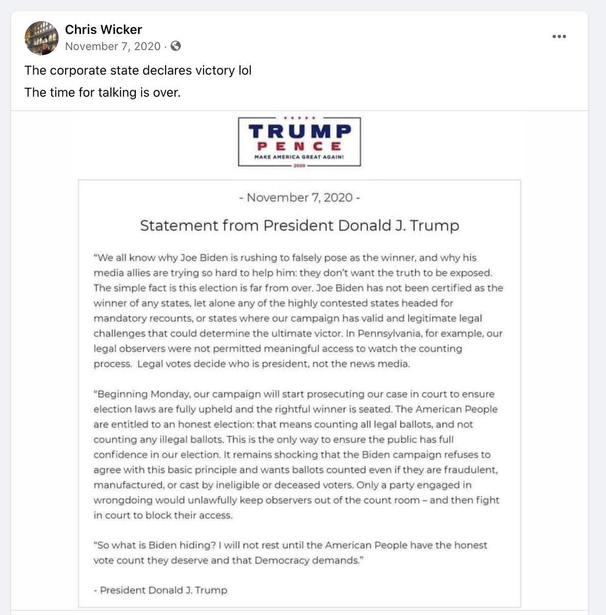 the people who stormed the capitol have been talking about traveling to DC to change the election results by force since election day.