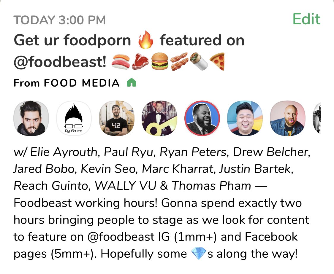 foodbeast's tweet photo. This live chat has been so much fun lately, we added one for today! @bookofelie @reachhard_ @unlokt @marckharrat @feastbobo  https://t.co/2W6zE13rNI https://t.co/gRwKhPzUSV