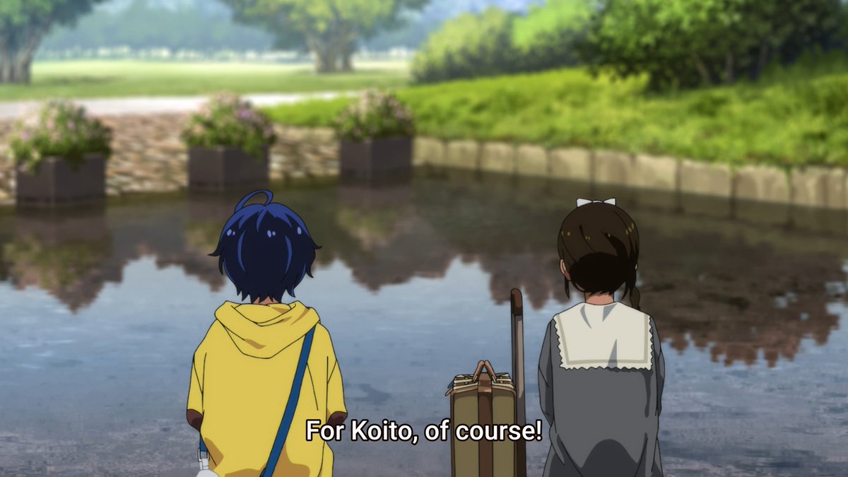 I mean I don't want her being harsh with MY little precious Ai, but I know what she had to say had to be said. When posed with the question of who is she doing all this for, she confidently responds with Koito, her dear friend.