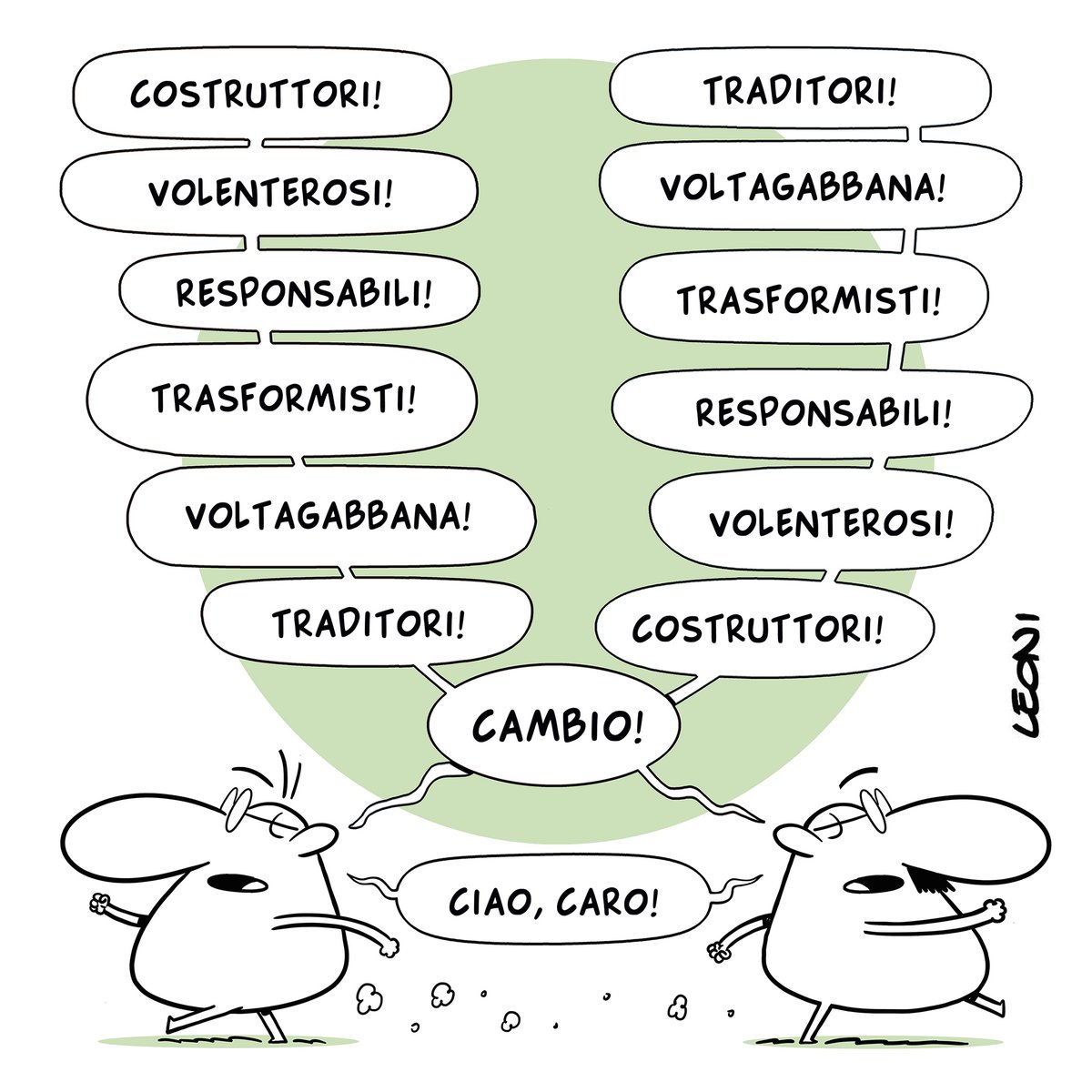 La quadriglia #fiducia #senato #responsabili #costruttori #volenterosi #mercatodellevacche  ecc.