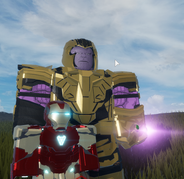 Jake Trivana On Twitter Testing Marvel Infinity With Byron Loverblx And Heres A Size Comparison Between Thanos And Iron Man Btw Iron Man Is The Regular Roblox Player Height Roblox Robloxdev Https T Co 5wtb34nctf - beam test roblox