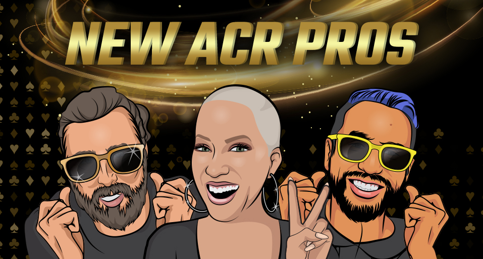 📣💥Meet our brand new set of pros. <a href="/BetOnDrew/">乃乇ㄒ ㄖ几 ᗪ尺乇山</a>, <a href="/Jon_Pardy/">Jon Pardy</a> and <a href="/Ebony_Kenney/">Ebony Kenney | Poker & Purposeful Pleasure</a> now proudly wear the ACR patch. 📣💥

More info here: ow.ly/tQaK50D8zQ9

#ACRPros #Pros #Gaming #Streamers #Twitch #Poker