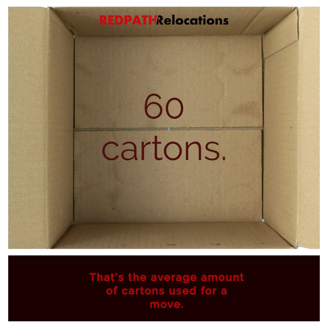 Redpath_Relo's tweet image. 60 cartons is the average amount of boxes it takes to move.

Let us take the load off your hands and assist you with moving. 

Learn more and get in touch with us:
redpathmoving.com/services/comme…

#redpathrelocations #moving