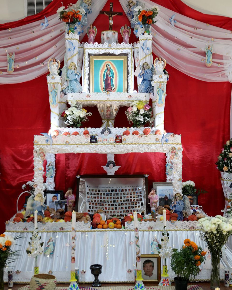 In New Jersey, Mi Casa es Puebla is an org that provides support & resources to migrants living in the area. They created an ofrenda honoring the 500 tristate residents that died from the virus, who had migrated from Puebla, Mexico. : Kevin Wexler