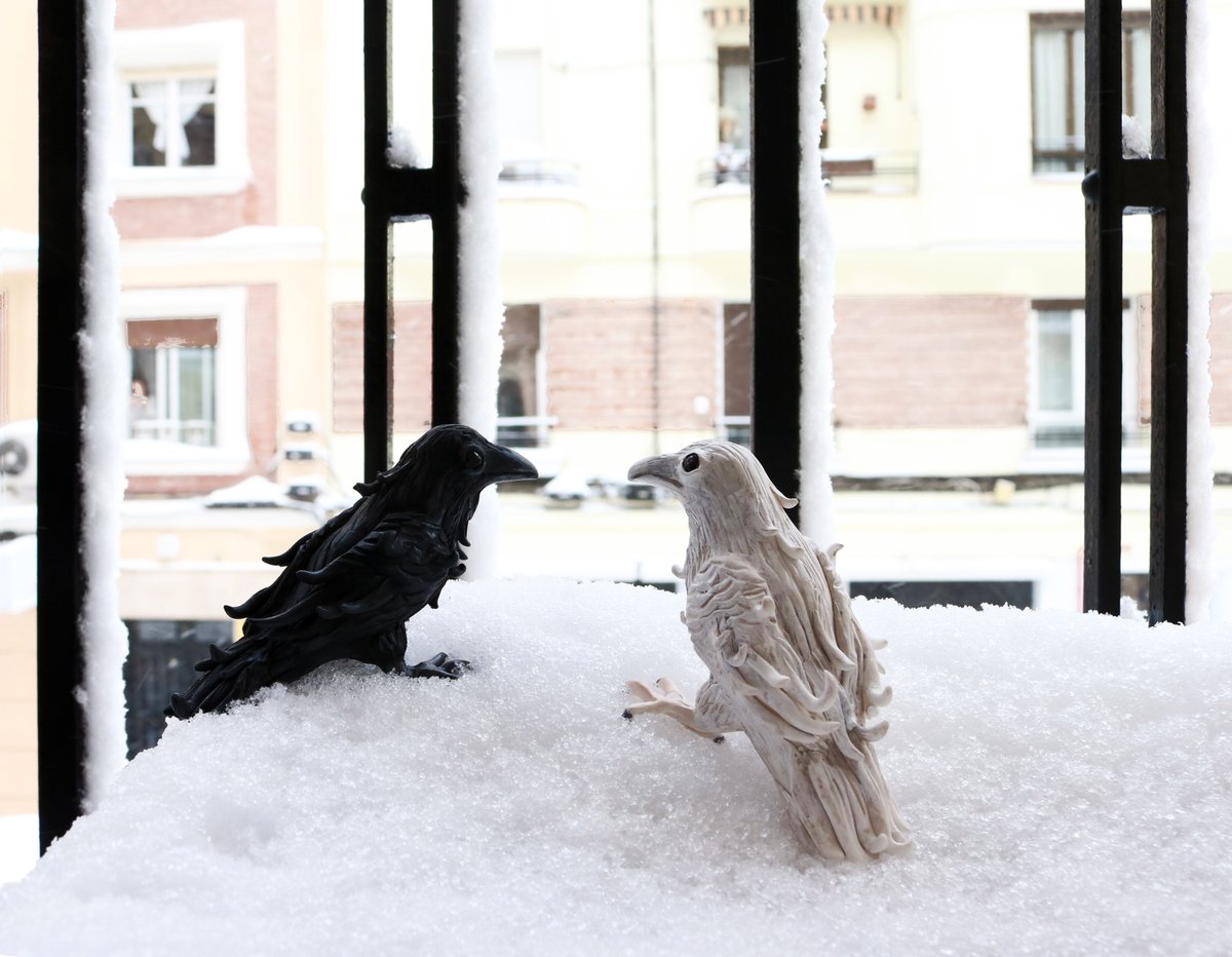 WingsoftheWest_'s tweet photo. Os presentamos nuestra pareja de cuervos! ^^ Ya podéis encontrarlos en nuestro Etsy e IG =)
https://t.co/kjqn6MdDr1
https://t.co/oumzt1mv0f

#handmade #crafts #Ravens #odin #Vikings #norsemythology #sculpting #Skol #huginn #muninn #etsystore #birds #odinravens #mythology https://t.co/4UzgpWxIGw