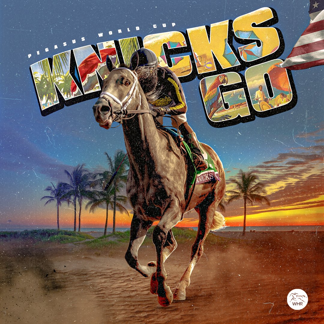 The <a href="/PegasusWorldCup/">Pegasus World Cup</a> champion is KNICKS GO!  🏆

He storms to a stunning win in the $3m race for <a href="/bradcoxracing/">Brad H. Cox Racing</a> 🔥