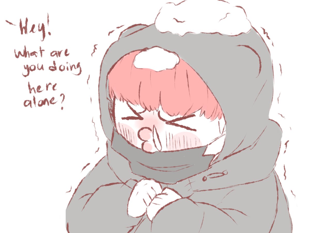 u_na244's tweet photo. Oh he found a savior 👀
.
#ateez #ateezfanart #wooyoung #jongho  #에이티즈 #에이티즈팬아트 #우영 #종호 https://t.co/7lWg05tKjA