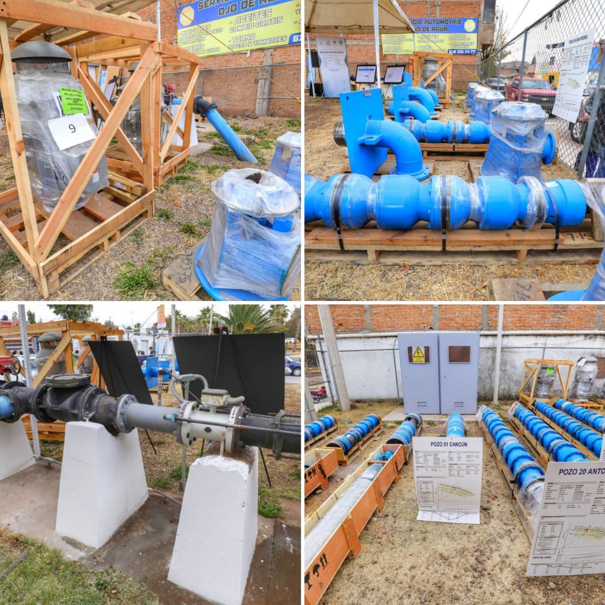 La sustitución de equipo de bombeo dará como resultado una mejor presión de agua potable en 178 polígonos urbanos. Con la inversión y manejo transparente de los 16.4 mdp de inversión, se va a recuperar la eficiencia y el volumen de extracción de agua de 12 sistemas de bombeo. https://t.co/PumpBnNzKG