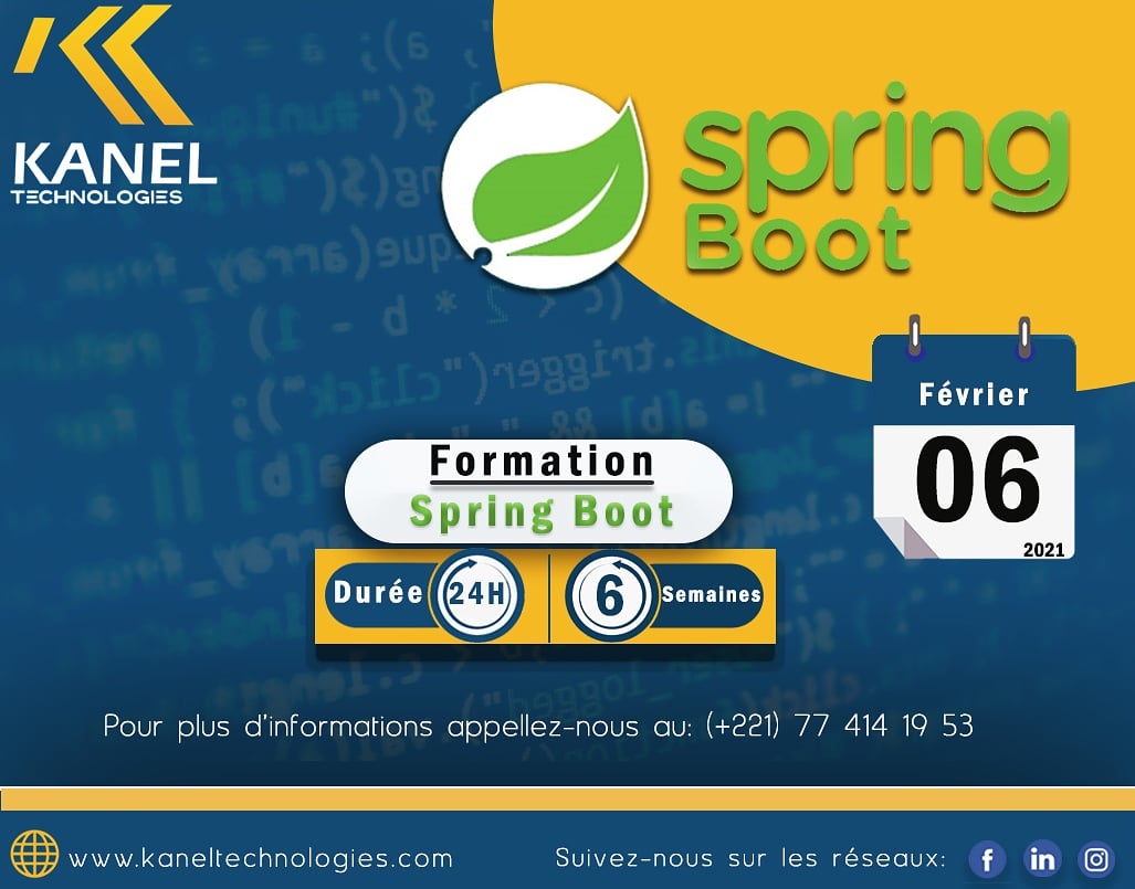 KANELTECHNOLOG1's tweet photo. #javaprogramming #java #spring #springbootdeveloper #springbootjava #springboot #technology #tech #technologies #succes #programming #dakar #Senegal https://t.co/3VIYUWl6pV