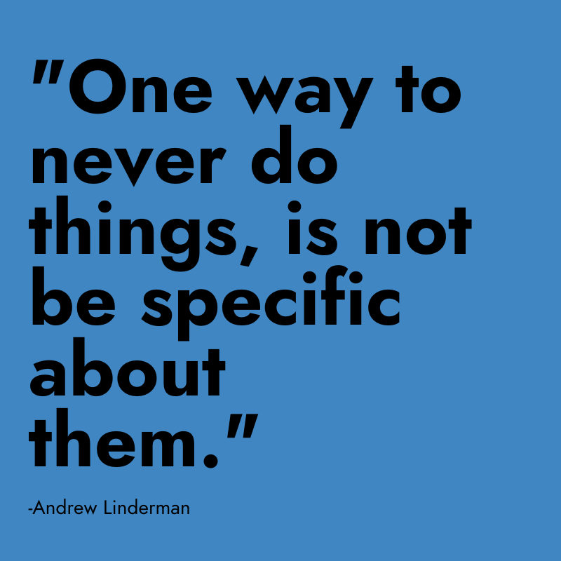 TheStorySource's tweet photo. Nothing will happen if you don’t get SPECIFIC about why you’re doing it, what it means to you and how your going to do it (ie. the little steps you can take each day to get there).  What things do you want to start getting specific about this year? https://t.co/TXKYaPwdJr