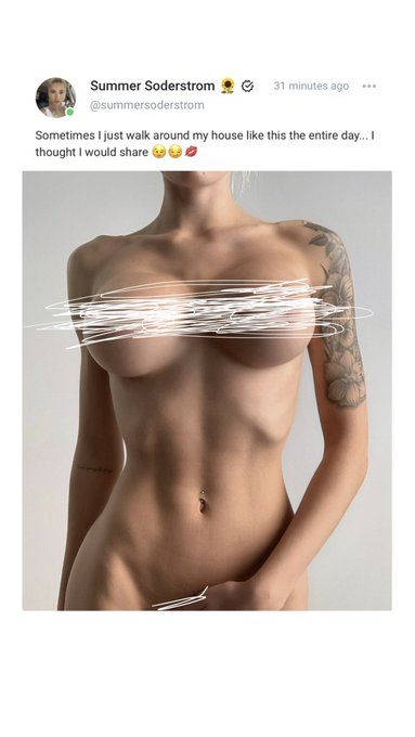 Watch Summer Soderstrom 💗's leaked NSFW photo on TwXstars