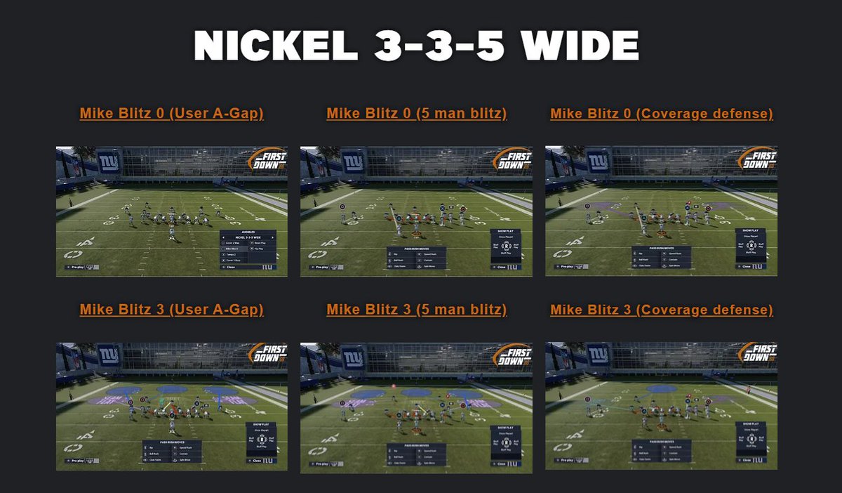 FirstDownGG's tweet image. We have 3 priorities at FirstDown.gg

1.  Feature and pay content creators
2.  Keep content abundant
3.  Keep content updated

Today's update:
@Stickwork_MS  NY Giants NIckel 335 Wide