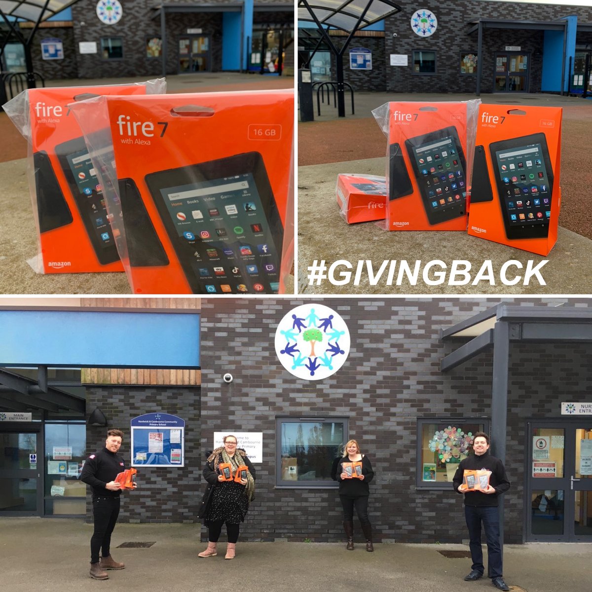 It’s not every day you get to do something as truly satisfying as donating 10 <a href="/amazon/">Amazon</a> Kindle Fires to our local school to help support the essential key learning of children.  
Thanks to Aaron Ginn <a href="/agmotorsltd/">A.G.MOTORS</a> <a href="/printingcomcamb/">Cambridge-printing.com</a> &amp; <a href="/nettlcambridge/">Nettl Cambridge</a> 
What a #buzz it gave us