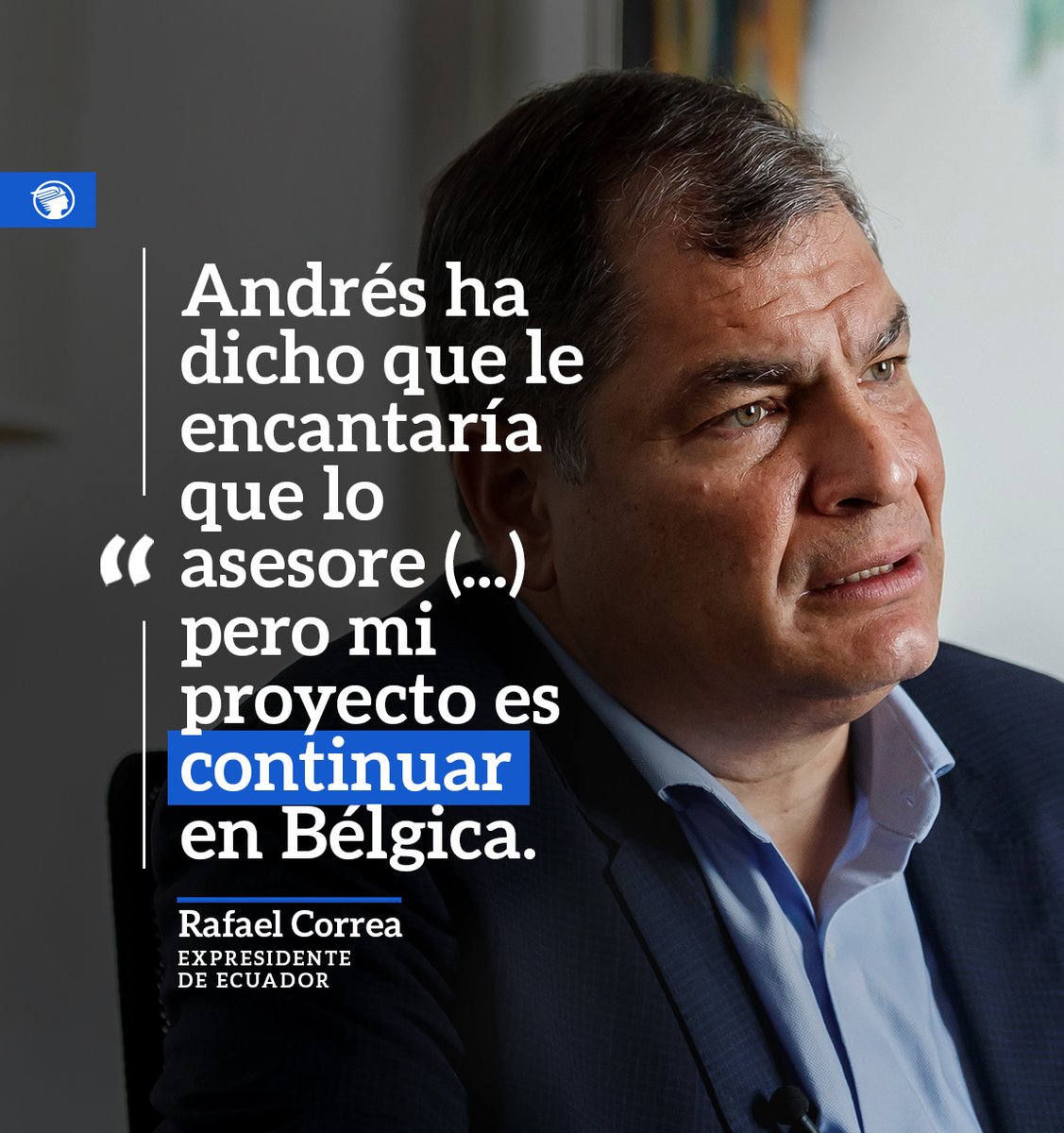 elmercurioec's tweet photo. Correa reside en Bélgica desde 2017, de donde es su mujer, y no puede volver a Ecuador por una condena a ocho años de cárcel e inhabilitación política por el caso «Sobornos 2012-2016».
👉 https://t.co/ZwYQCz7pxV https://t.co/qFq59r9qup