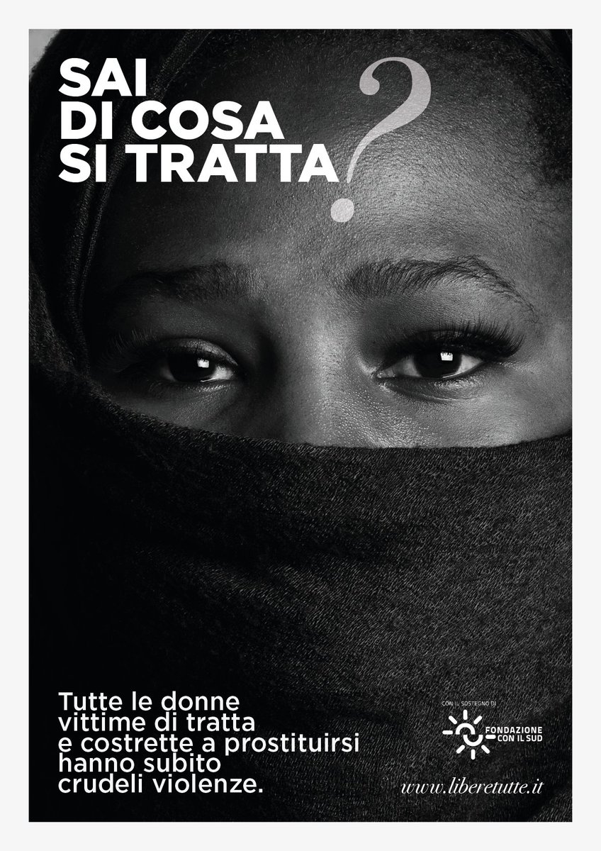 LibereTutte2019's tweet photo. Chi riesce ad arrivare in Italia, viene affidata a una maman, diventa sua schiava, le dovrà obbedienza fino a che non riuscirà a estinguere il debito per il viaggio.

Sai di cosa si tratta?
https://t.co/fDLiSwCo7a https://t.co/tHqLBlrXCq