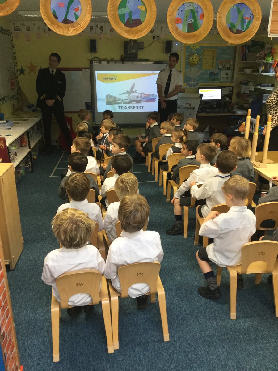 Eliz_Coll's tweet image. As part of their Transport topic Reception enjoyed a visit from two #Aurigny Pilots yesterday. The children were each given tickets &amp;amp; sat in their seats as if they were in a plane. Thank you to Mark &amp;amp; Ollie for making the afternoon so fun the children loved it! #ECJS