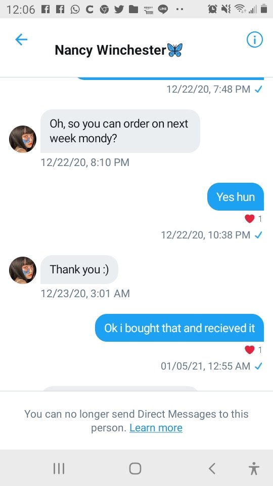 KaySmith069's tweet photo. See even told her I bought it but because i was sick and wasn't on she blocks me and acts as if I'm the bad one when i bought it this is bull shit. People get sick and when they're sick they don't get on Twitter all day long. So I am no scammer or thief I believe in karma https://t.co/M3fRBFzdEu
