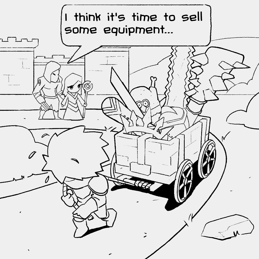 GameHive's tweet photo. Carrying all of that equipment around is a hassle! 😂
What's your favourite piece of equipment? 🤔

#tt2 #taptitans2 #gaming #comic #rpg https://t.co/qKawAR0gM9