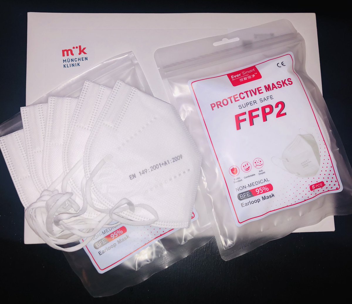 Vielen Dank <a href="/muenchen/">München</a>klinik von meiner Familie und mir. 10 #FFP2 Masken per Post geschickt bekommen. #wertschätzung schafft #wertschöpfung.  #FFP2Maske #COVID19 #FightCOVID19 #StaySafe #urologie #urology #münchen #munich <a href="/StadtMuenchen/">Stadt München</a> @muenchen