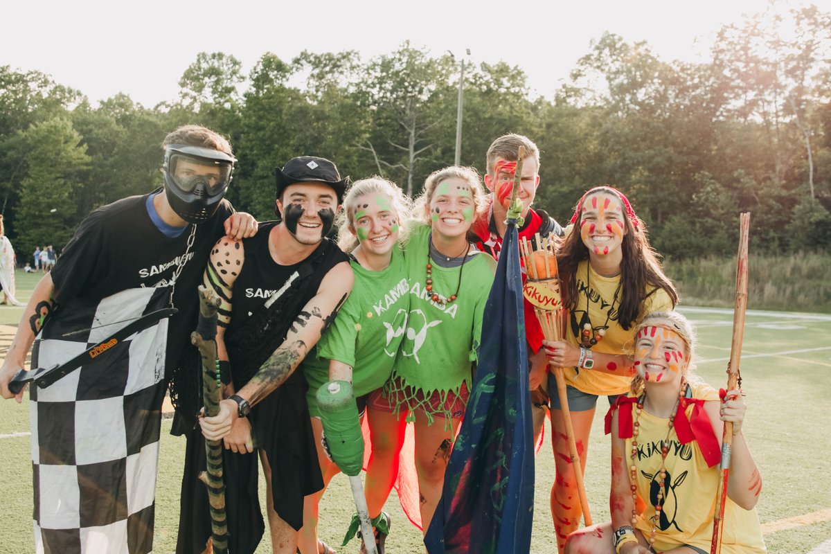 CampHighland's tweet photo. Who else loves tribal time?! https://t.co/iDl7wegTuF