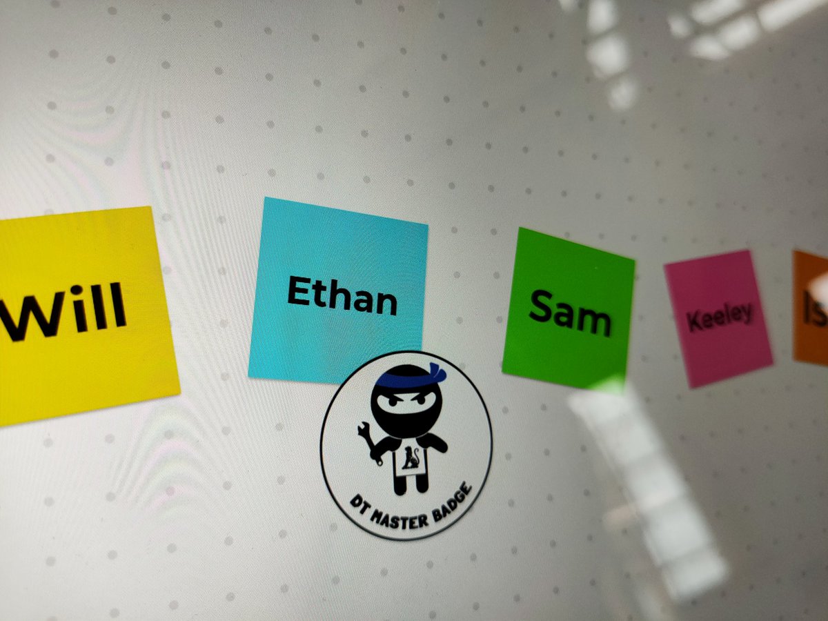 MrMe77ors's tweet photo. Inspired by @alicekeeler created a #DTmaster badge to be awarded to students that work well during #remotelearning. Hoping to develop a few more as we progress to reward/encourage our students #dtchat #edchat #rewards #dt #design #technology #rewardsystem #onlinelearning 🌟 https://t.co/VGY64gkV1F