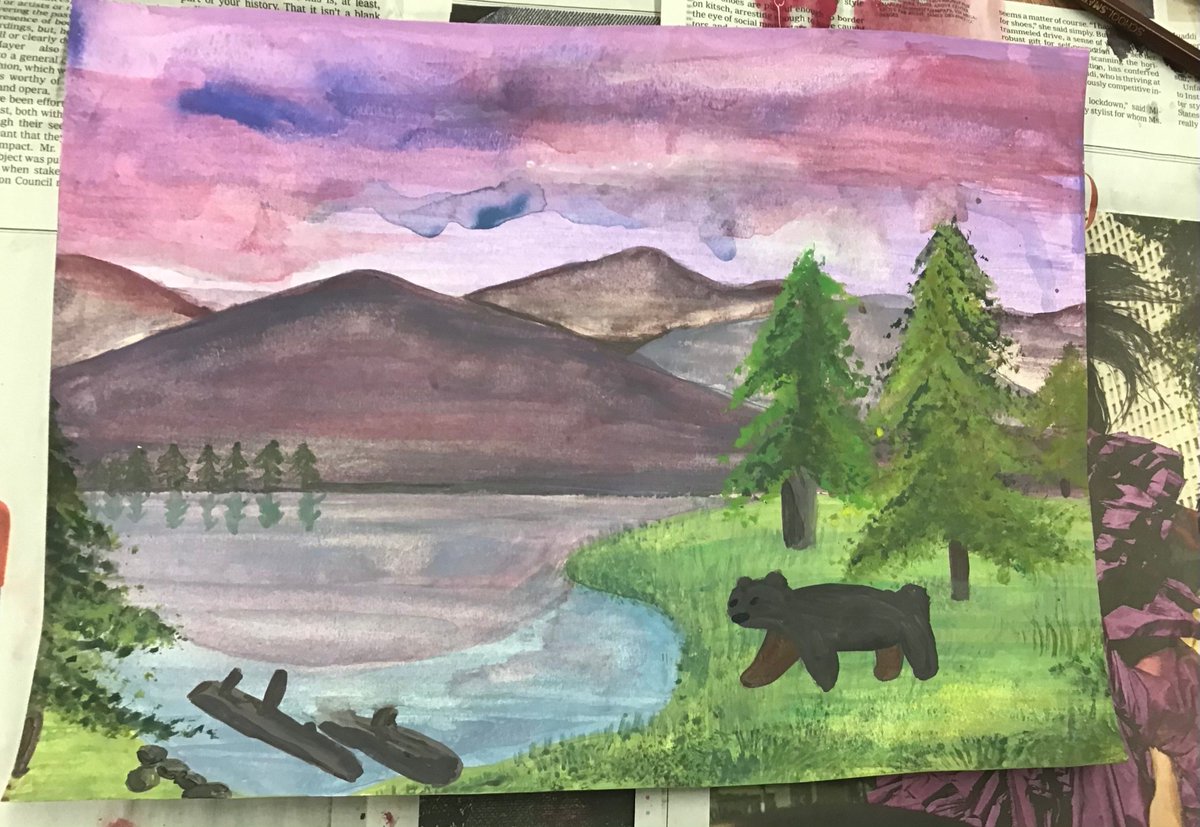CassanoSMSart's tweet photo. Awesome Hudson River Landscape paintings #Hudsonriver #painting #edchat #artsed #msart #school2021 #scarsdalemspride https://t.co/0SM7qOWf68