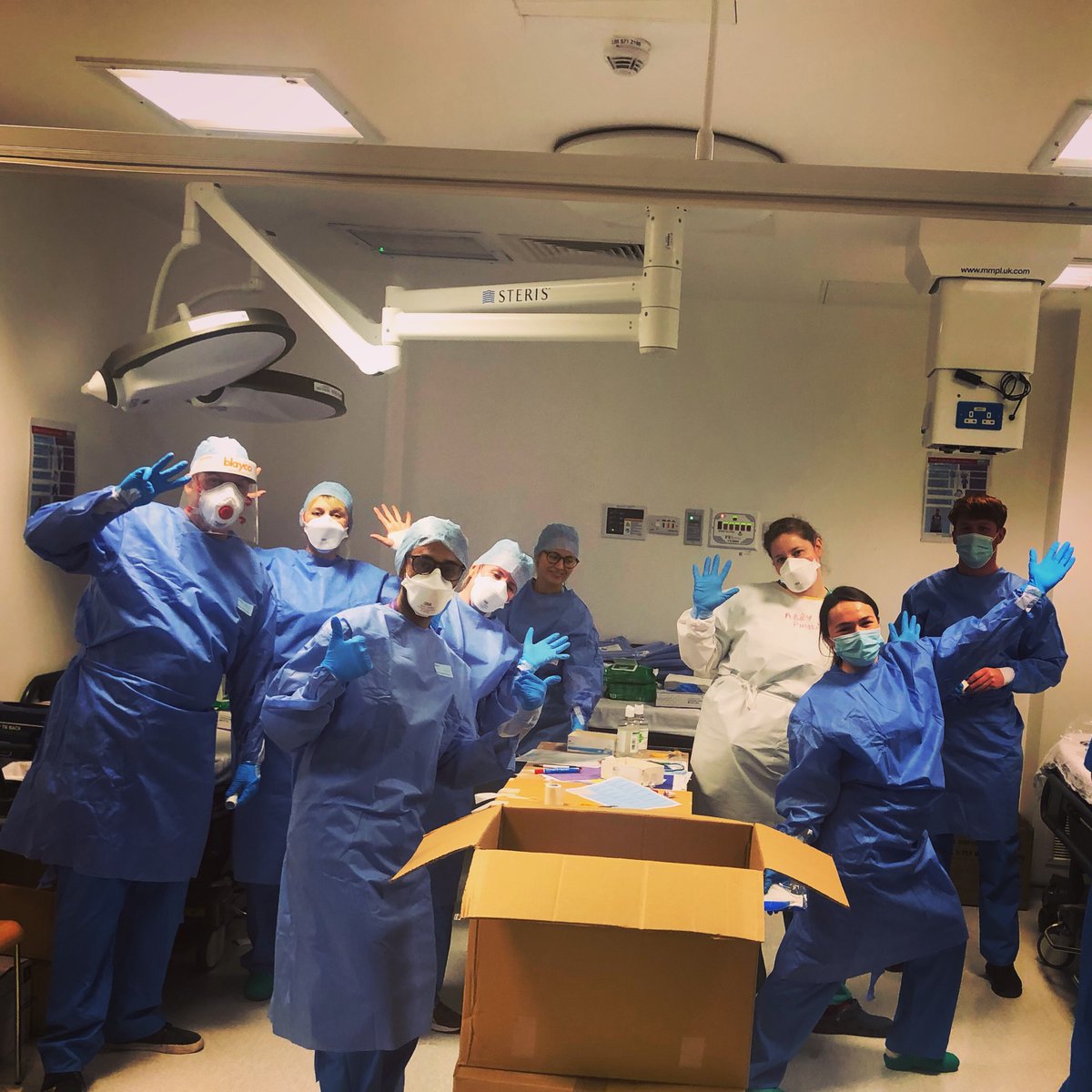 Caro Glasgow (@trolleybirds) on Twitter photo My dept is full of heroes 🦸🏼♀️🦸🏻. Here’s some of them donning for their ICU shift ❤️🌈 <a href="/RoyalFreeMSK/">RFH MSK Physio</a> <a href="/RFTherapyTeam/">RFTherapyServices</a> <a href="/rachelnandy/">Rachel Nandy</a> <a href="/RoyalFreeNHS/">Royal Free London</a> My dept is full of heroes 🦸🏼♀️🦸🏻. Here’s some of them donning for their ICU shift ❤️🌈 <a href="/RoyalFreeMSK/">RFH MSK Physio</a> <a href="/RFTherapyTeam/">RFTherapyServices</a> <a href="/rachelnandy/">Rachel Nandy</a> <a href="/RoyalFreeNHS/">Royal Free London</a>