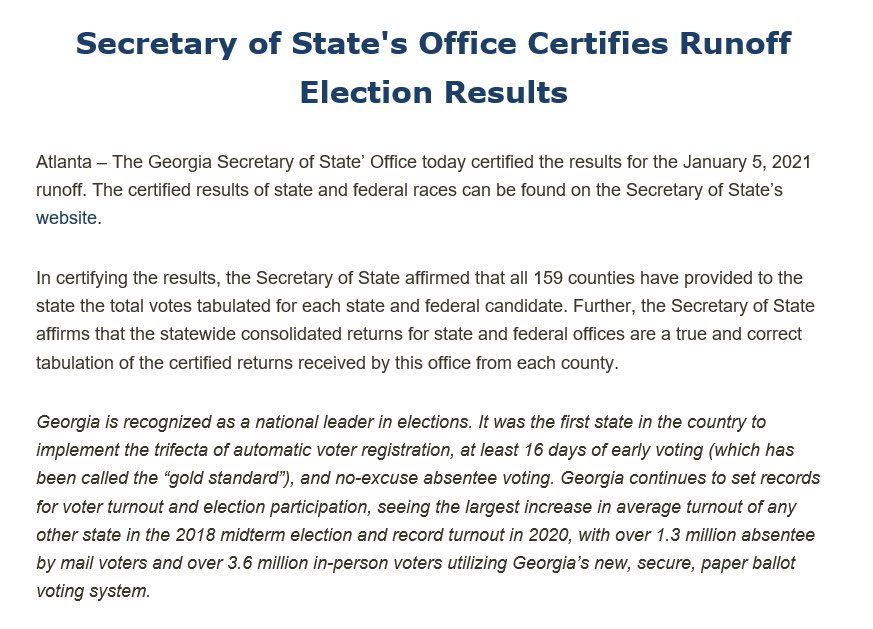 Ga Secretary Of State Brad Raffensperger Gasecofstate Twitter