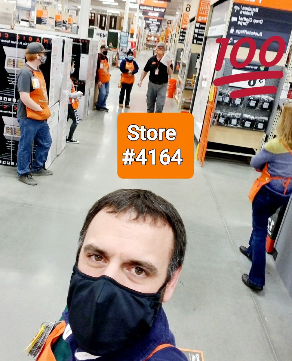 Shout Out📢 to Super S.A.S.M. Michael for putting together a great group of engaged associates socially distanced @The Exeter Home Depot #RomeBathPK #NoTrainNoGain #Services