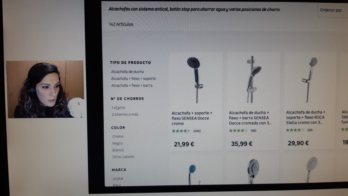 Y aquí estamos, siguiendo la charla de @noradriana_dsgn sobre alcachofas de ducha 😂😂😂

Bromas a parte, su charla sobre ¿Cómo afectan las decisiones de diseño al SEO? en Meetup de <a href="/wpgranollers/">WordPress Granollers</a> es de 10. 

#diseñoyseo #WordPress