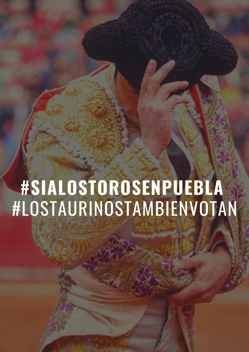 La prohibición de los toros en Puebla es un atropello histórico hacia la libertad, pero también un acto claramente contrario a la democracia, la ética y el cuidado del medio ambiente 🐂

No lo vamos a permitir <a href="/RiveraVivanco_/">Claudia Rivera Vivanco</a> <a href="/RegidoresPue/">Regidoras y Regidores</a> <a href="/PueblaAyto/">Puebla Gobierno de la Ciudad</a> #LosTaurinosTambienVotan