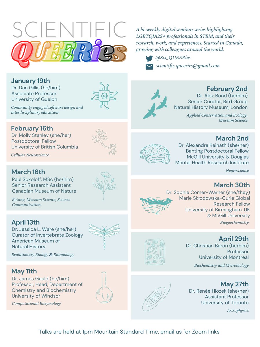 ICRS Student & Early Career Chapter (@icrsreefstudent) on Twitter photo Check out Scientific QUEERies: a bi-weekly virtual seminar highlighting LGBTQIA+ professionals in STEM 🔬🦠🏳️🌈 🦀
<a href="/Sci_QUEERies/">ScientificQUEERies</a> #QueerinSTEM #DiversityinSTEM Check out Scientific QUEERies: a bi-weekly virtual seminar highlighting LGBTQIA+ professionals in STEM 🔬🦠🏳️🌈 🦀
<a href="/Sci_QUEERies/">ScientificQUEERies</a> #QueerinSTEM #DiversityinSTEM