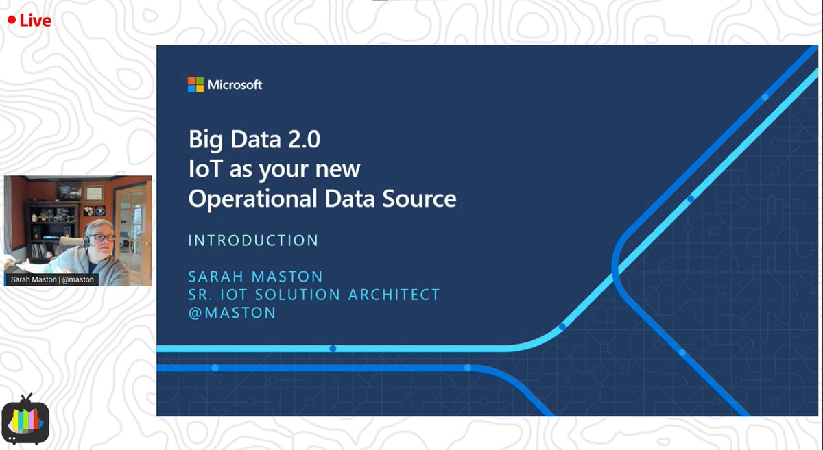 pete_codes's tweet photo. Onto the 4th talk of the US All Around Azure #IoT event, all about Big Data 2.0 with the excellent @maston! What a fantastic event so far... Congrats everyone... You can catch the rest of the event here: https://t.co/oMKRJyu1Vi @microsoftiot @MSIoTDevs #AAAIoT #AzureIoT https://t.co/M7i9iRLKQ9