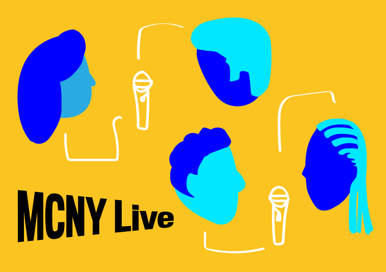 MuseumofCityNY's tweet photo. Have you checked out this week's #MCNYLive virtual events? From #TriviaNight (a special curator-led edition!) to a discussion with @WNBA star @tinacharles31 to workshops exploring #CivilRights leaders, there's so much to discover. Visit https://t.co/UgrR2Oa2YF to register. https://t.co/GRlfYxXDC3