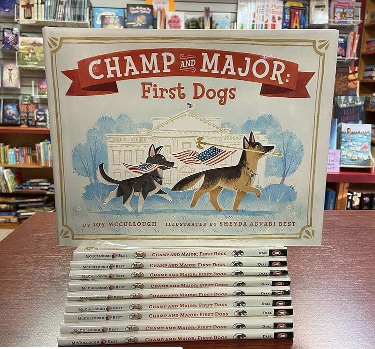 Happy #Bookbirthday to @JMCwrites for her picture book CHAMP AND MAJOR: FIRST DOGS! Finally, something to woof about. <a href="/penguinrandom/">Penguin Random House 🐧🏠📚</a> <a href="/penguinkids/">Penguin Kids</a>