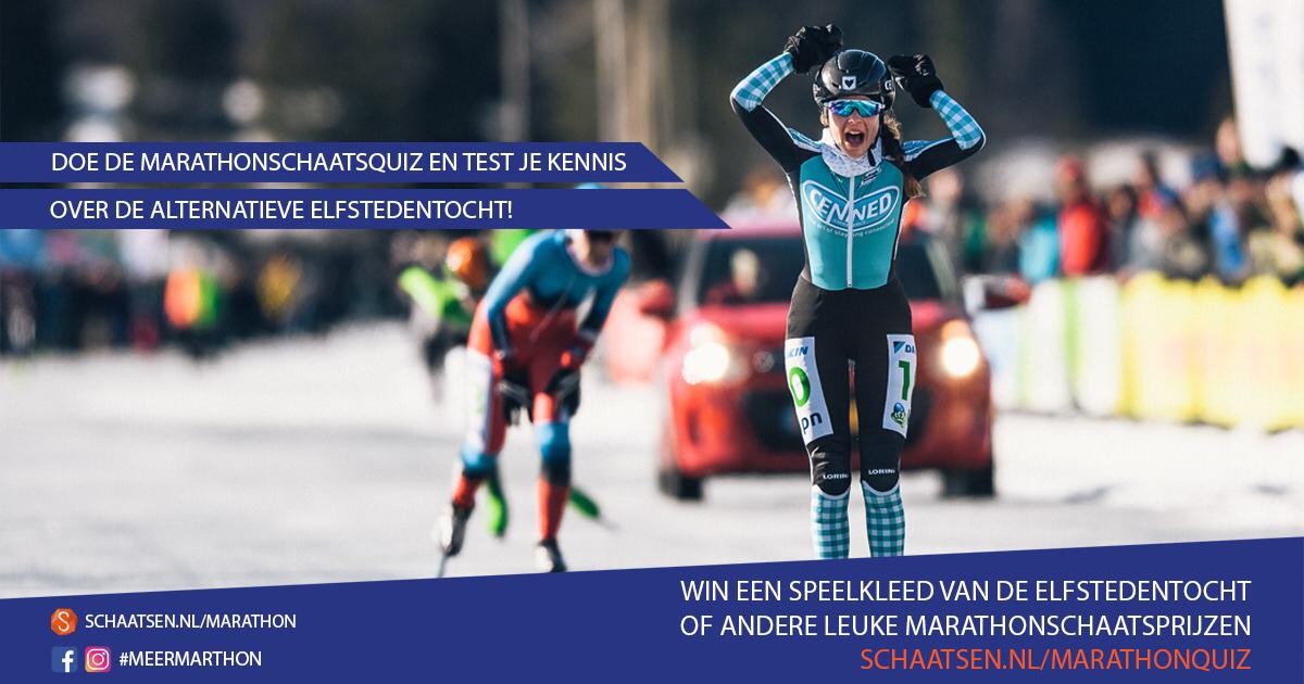 📣 Test je kennis over marathonschaatsen en de Alternatieve Elfstedentocht en win een Elfstedentocht speelkleed! >>> schaatsen.nl/marathonquiz
Wie daag jij uit deze quiz te spelen? #meermarathon #marathonschaatsen #alternatieveelfstedentocht #AEW #QuizTime