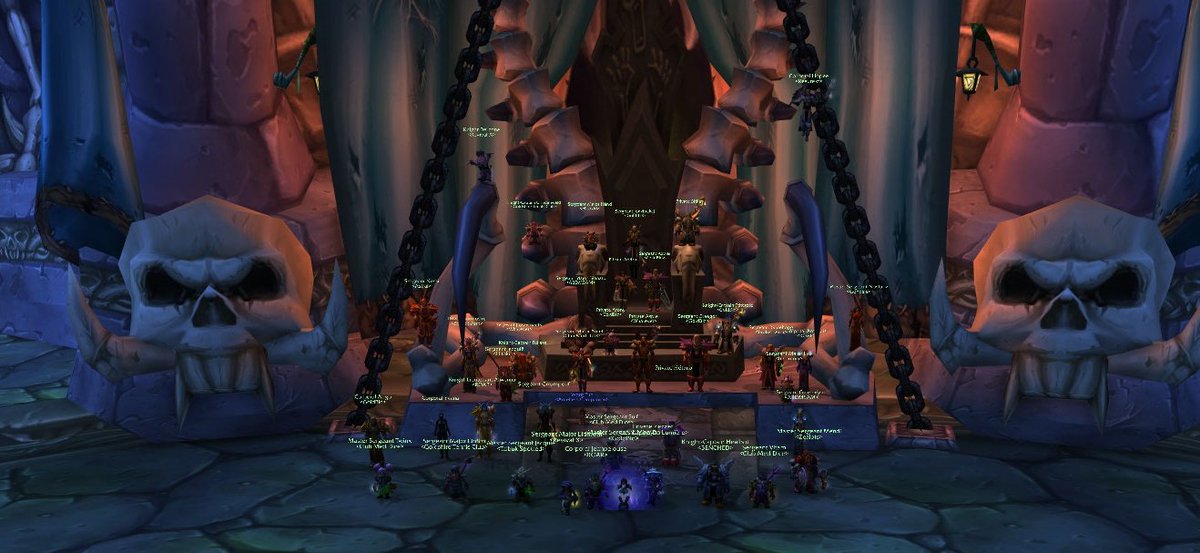 EuSulfuron's tweet photo. La première fois en France, c'est sur #Sulfuron ! Kelthuzad est mort face au <GoldBid> : Structure PUG/Gdkp ally menée par Arvizu ainsi que Meeyah, Jonybrakaj et Azwei.
Ils remercient et félicitent les 100+ joueurs de ces 6 IDs qui aboutissent à ce clean le 12 janvier 2021.
GG ! https://t.co/5nlHNFYLMR
