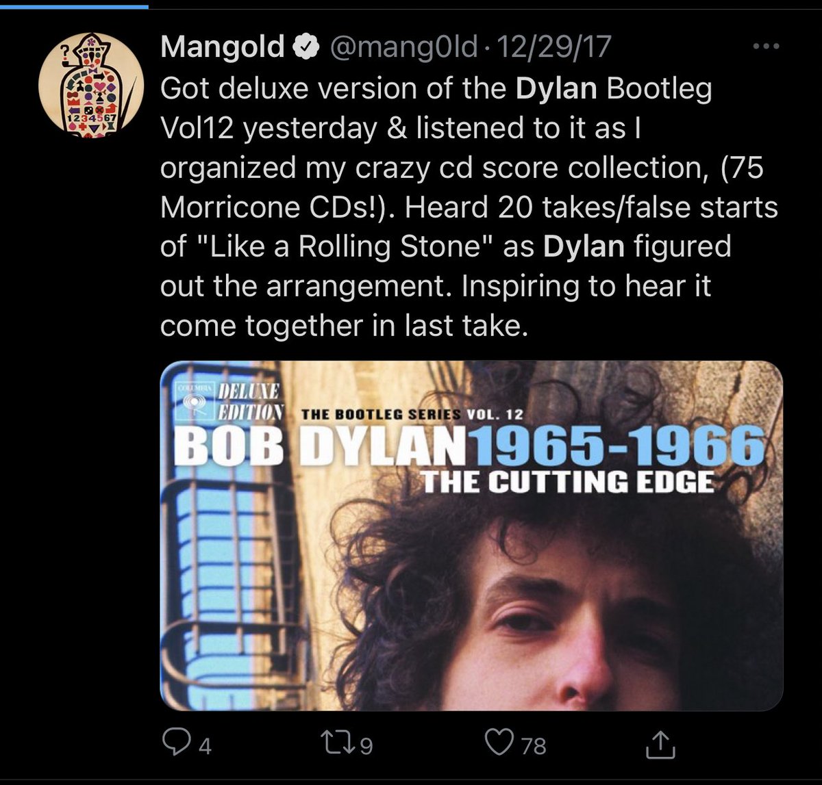 Mangold is a longtime Bob Dylan fan & already directed a film about an iconic musician with 2005’s Johnny Cash-June Carter “Walk the Line”. For “Going Electric”, he rewrote a script written by Jay Cocks