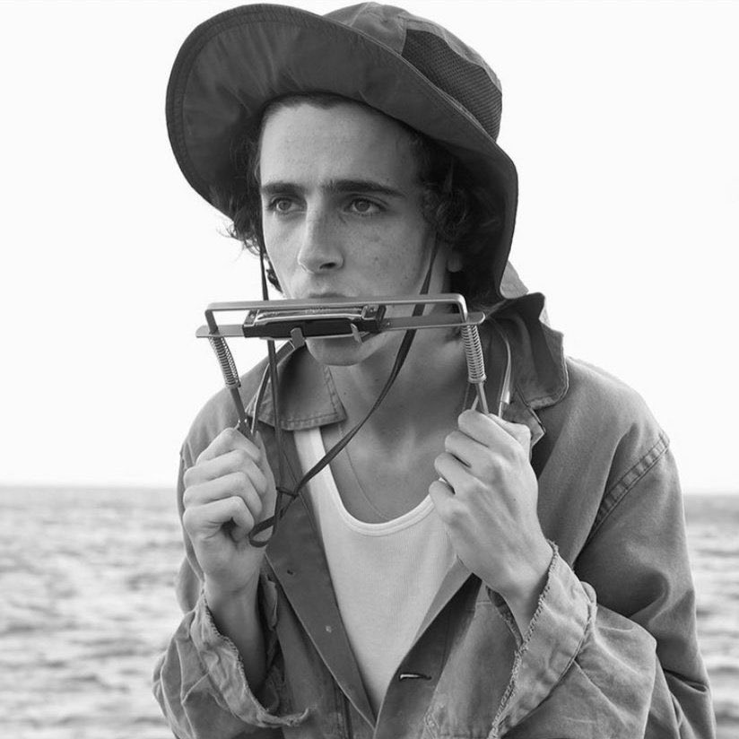 December 3, 2020 - Timothée posts a photo playing the harmonica taken sometime in August 2020!