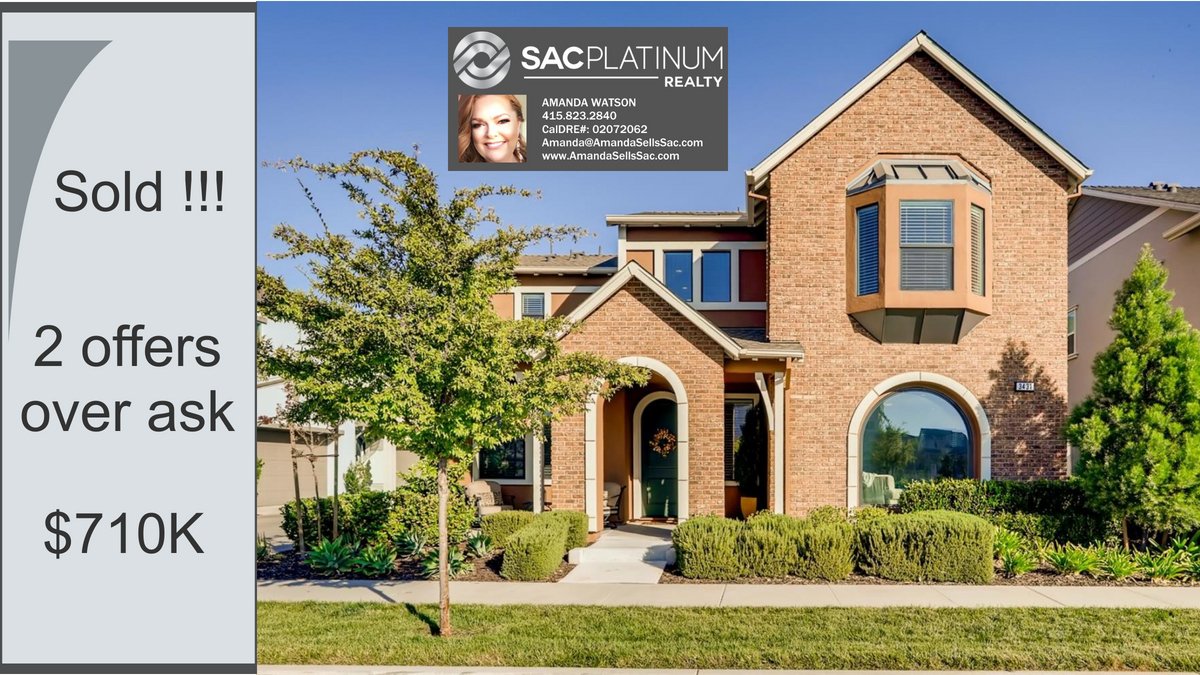 Sacramento Real Estate is on Fire 🔥🔥🔥
I sold this McKinley Village home for 10k over ask and 45k more than the same floorplan down the street. I sell at the top! amandasellssac.com
#AmandaSellsSac #LandPark #EastSac #MidtownSac #McKinleyVillage #movetosacramento