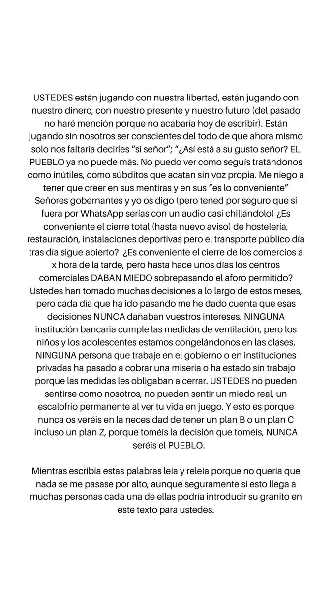 Olgaru1_'s tweet photo. Para ustedes. Con toda mi dedicación y nuestra desesperación. https://t.co/FfdjBDA0qZ