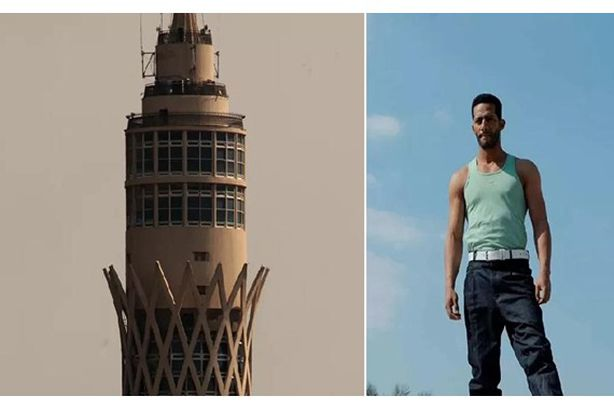 مفاجأة في قفز محمد رمضان من أعلى برج القاهرة