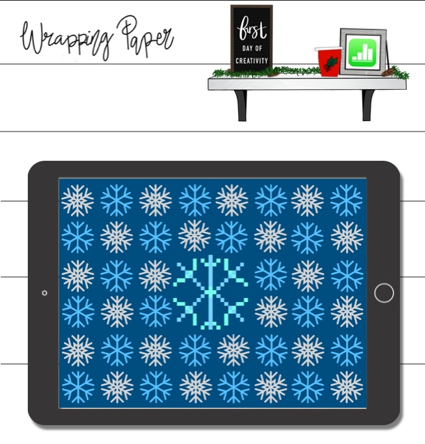 MrsTSButler's tweet photo. Better late than never! #12DaysofCreativity #GPISDVanguard @karenqb Went with a winter theme since I missed the holidays. I had fun creating my pixel art snowflake! 🤦‍♀️❄️☃️ https://t.co/Fwph7YWTNy