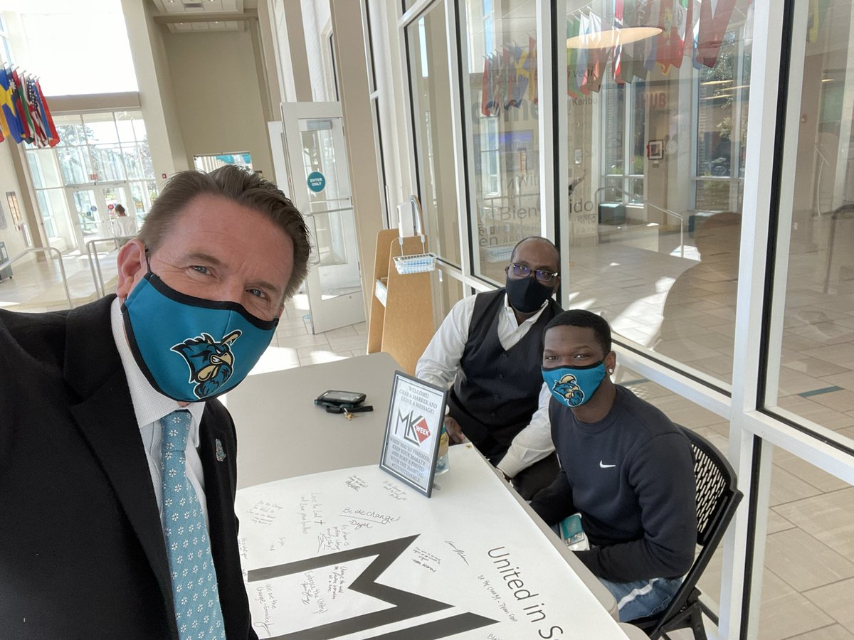 Get out and about this week to sign the #MLK Change Wall. Locations throughout campus #BeTheChange