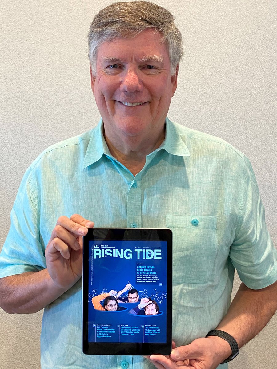 I'm excited to announce the first Rising Tide Magazine of 2021! Catch up on the latest innovations from <a href="/UCIrvine/">UC Irvine</a> and <a href="/UCICove/">UC Irvine Beall Applied Innovation</a> startups, research and more: innovation.uci.edu/rising-tide-ja…

#RisingTideMag🌊 #UCI #UCICove