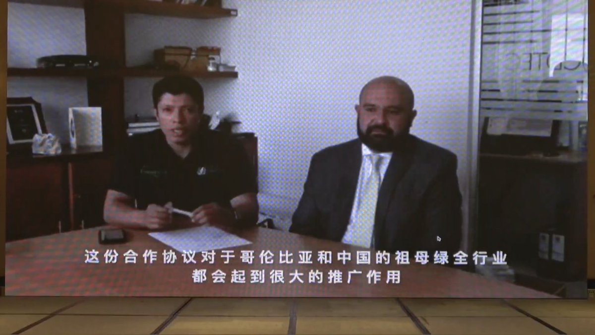 aprecol's tweet image. @Fedesmeraldas @CdtecGemlab, Aprecol y @acodes firmaron en un evento con más de 22.000 personas un Memorando de Cooperación con el GUILD y el SJIS, con el fin de fortalecer la cooperación, promover el comercio transfronterizo y mejorar la comercialización de esmeraldas  en China