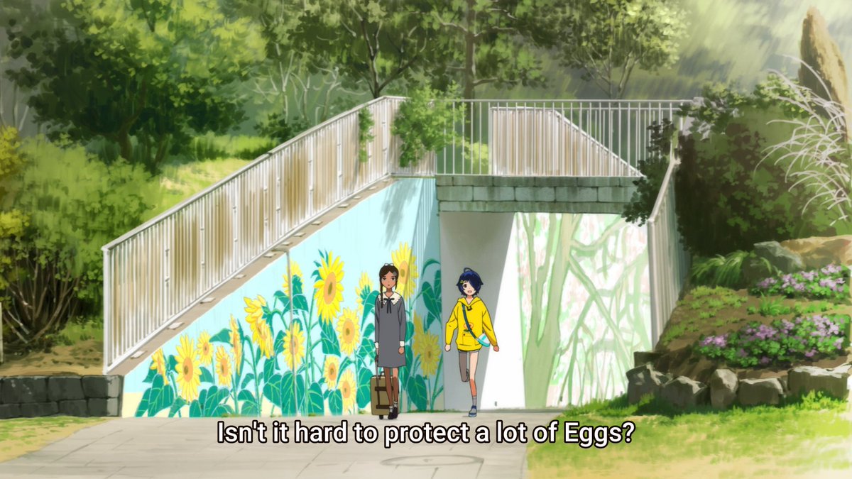 I think her attempts at making conversation with the new girl Neiru is really cute, in fact it almost seems like she's turned into a completely different person — or rather, she's trying to. But Neiru could easily see through her facade.