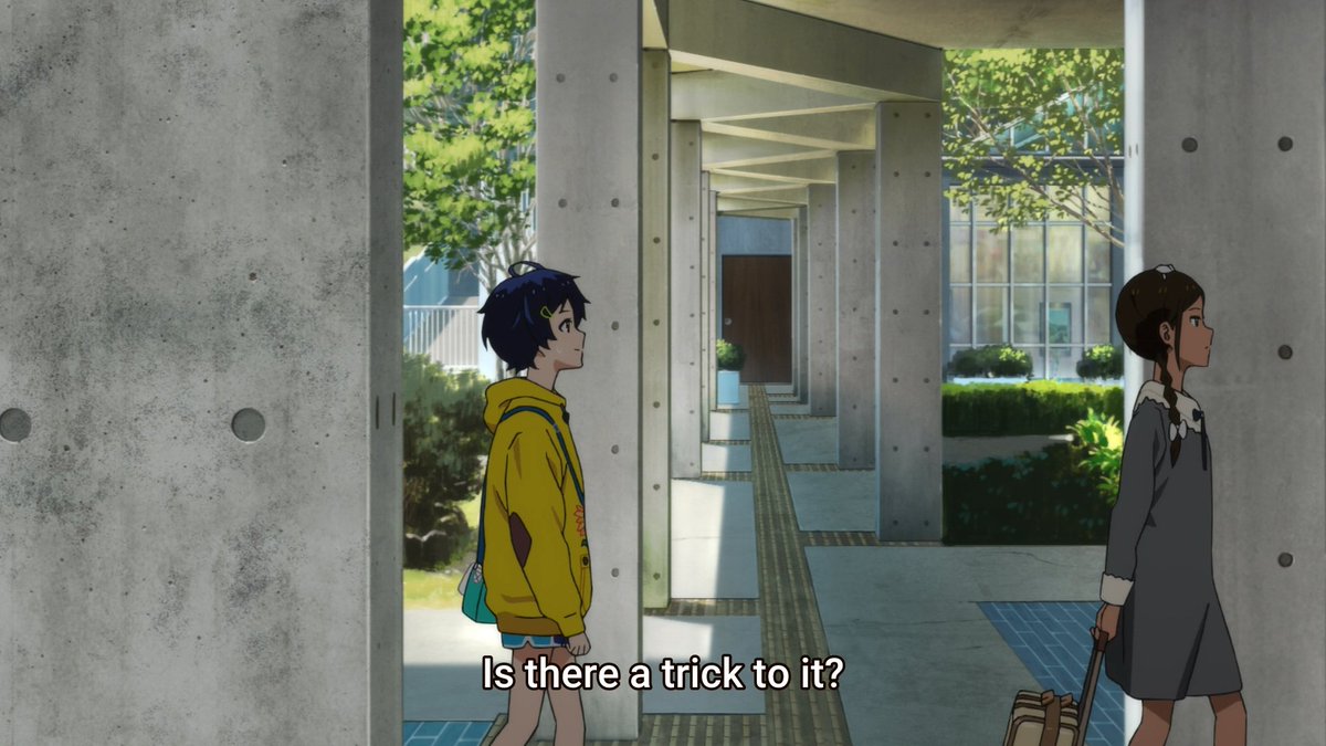 I think her attempts at making conversation with the new girl Neiru is really cute, in fact it almost seems like she's turned into a completely different person — or rather, she's trying to. But Neiru could easily see through her facade.
