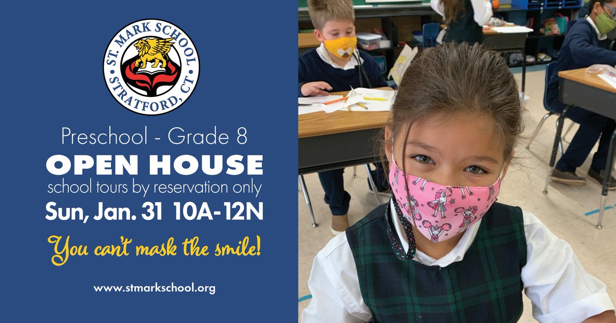 StMarkSchoolCT's tweet photo. Due to high demand we added more Open House tours for prospective Preschool families. Tours are booking up quickly, please visit https://t.co/2VzlzTXuA9 to reserve your time today! For other grades, visit https://t.co/EwmQHg6gGC. https://t.co/icmNHOCiiT
